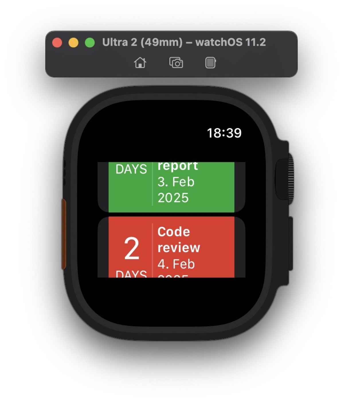 Apple Watch app